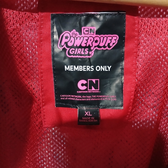 Members Only PowerPuff Girls Super Fierce Jacket Juniors Size: XL (NEW) - Picture 12 of 12